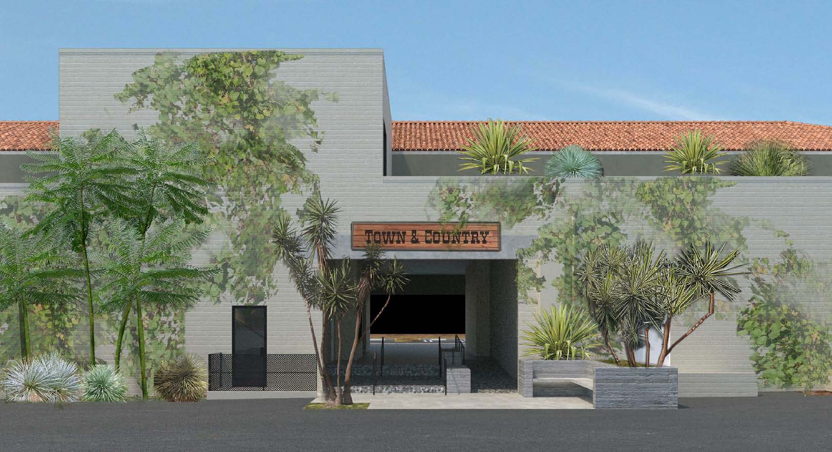 rear exterior rendering