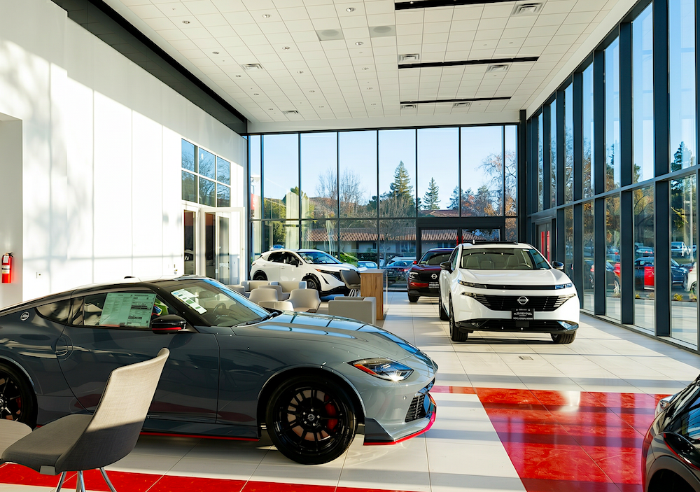 Inside Thousand Okas Nissan Dealership New Construction